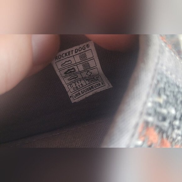 Rocket Dog Multi Colored Canvas Slip On Shoes Sz.9 - Picture 7 of 8